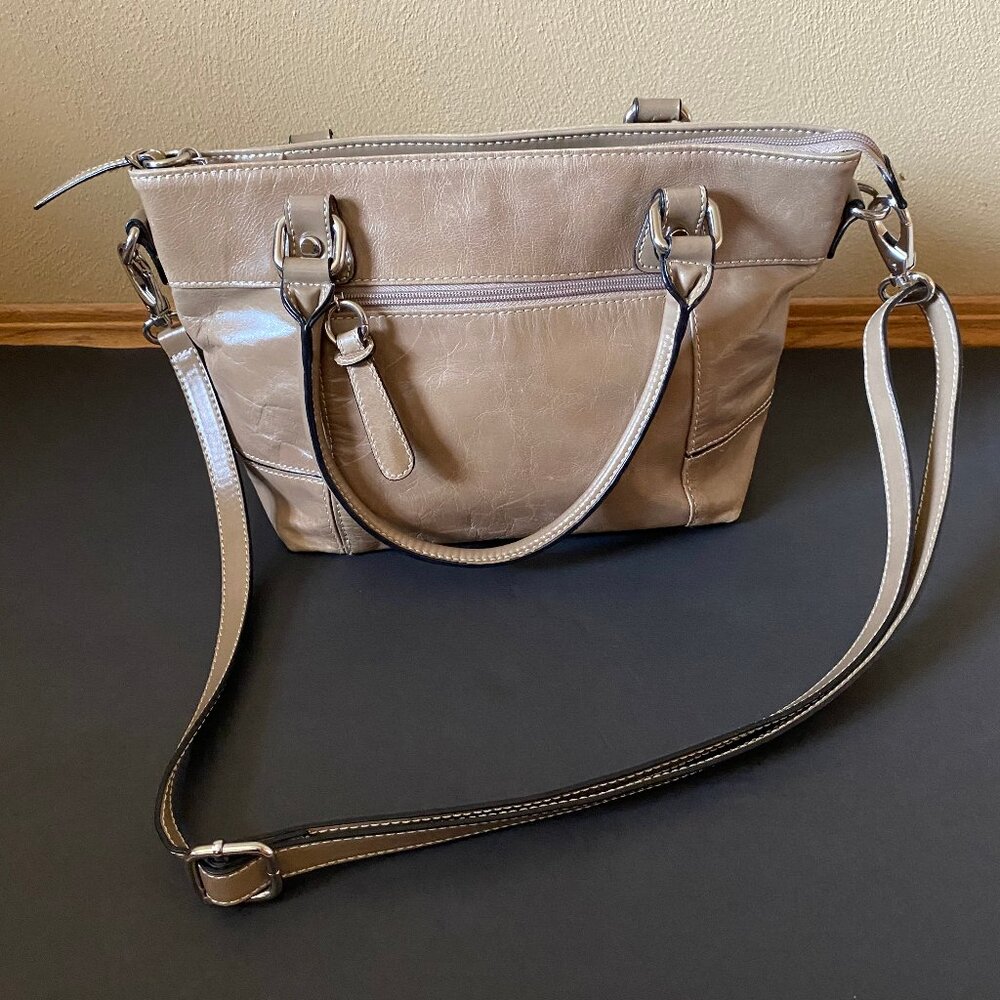 Giani Bernini Light Tan Leather Purse